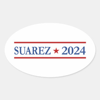 Modern Francis Suarez 2024 Amerikaans President Ovale Sticker