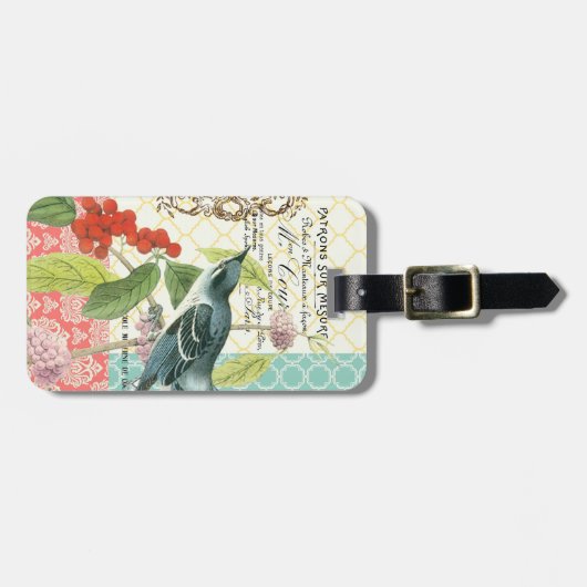 Modern Frans bagagelabel (Voorkant horizontaal)