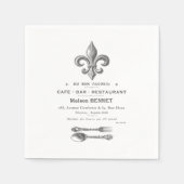 MODERN  FRANS BISTRO SERVET (Voorkant)