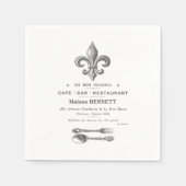 MODERN  FRANS BISTRO SERVET (Voorkant)