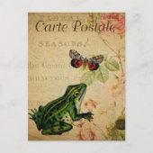 Modern  Frans Briefkaart voor kikkerkraakbedekking (Voorkant)