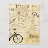 Modern  Frans collage Briefkaart (Voorkant)