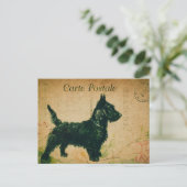 Modern Frans collage Briefkaart (Staand voorkant)