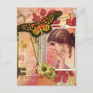 Modern Frans collage Briefkaart