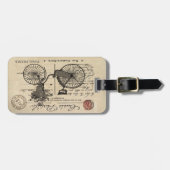 Modern frans rijwielbagagelabel bagagelabel (Voorkant horizontaal)