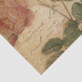Modern Frans Scripts vogelbotanisch Tissuepapier (Detail)