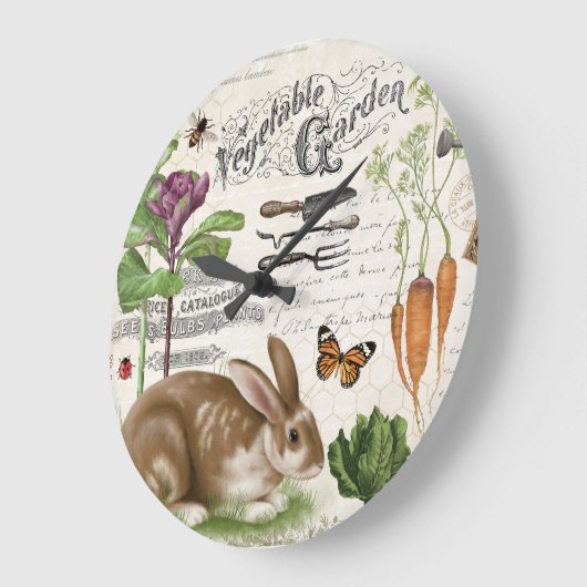 Modern Frans tuinkonijn Grote Klok (Hoek)