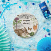 Modern  Frans tuinkonijn Papieren Bordje (Feest)