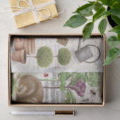 Modern  Frans tuinkonijn Tissuepapier (Geschenk)