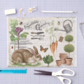 Modern  Frans tuinkonijn Tissuepapier (Craft)