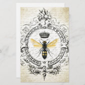 MODERN  franse koningin Briefpapier (Voorkant / Achterkant)