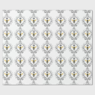 MODERN  franse koningin Cadeaupapier