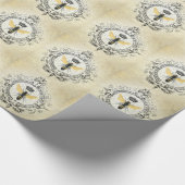 MODERN  franse koningin Cadeaupapier (Hoek)