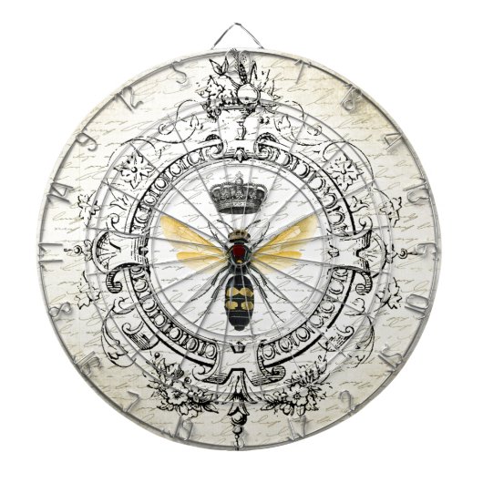 MODERN  franse koningin Dartbord (Voorkant)