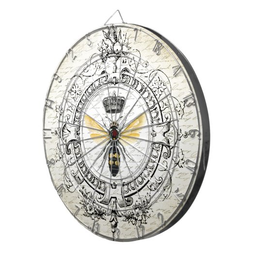 MODERN  franse koningin Dartbord (Voorkant Rechts)