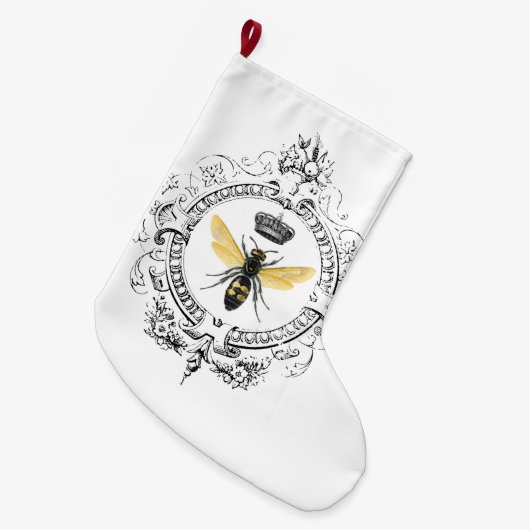 MODERN franse koningin Grote Kerstsok (Voorkant (Hangend))