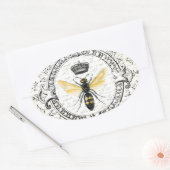 MODERN  franse koningin Ovale Sticker (Envelop)