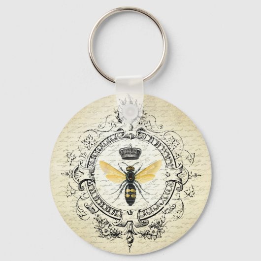 MODERN  franse koningin Sleutelhanger (Voorkant)