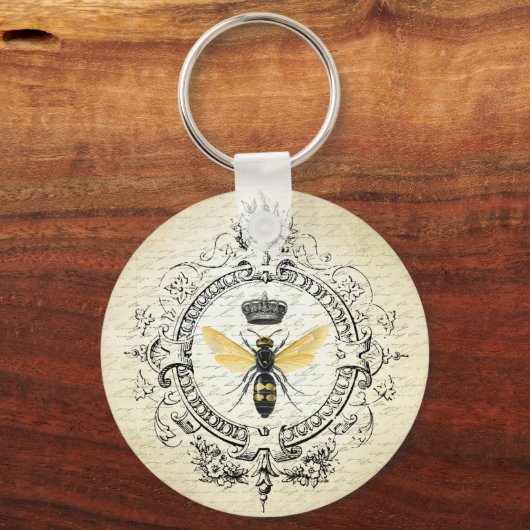 MODERN  franse koningin Sleutelhanger (Voorkant)