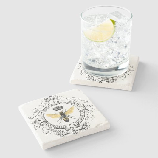 MODERN  franse koningin Stenen Onderzetter (Zijkant)