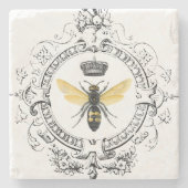 MODERN  franse koningin Stenen Onderzetter (Voorkant)