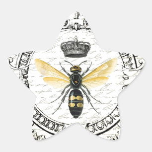 MODERN franse koningin Ster Sticker