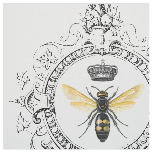 MODERN  franse koningin Stof (Swatch)