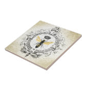 MODERN  franse koningin Tegeltje (Zijkant)