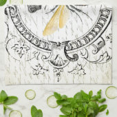 MODERN franse koningin Theedoek (Gevouwen)