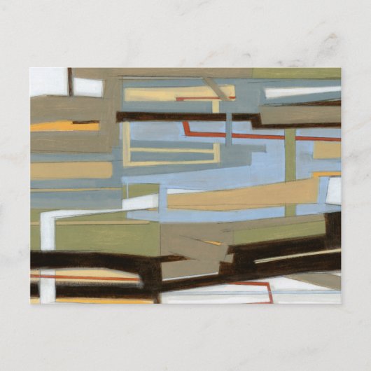 Modern Free Expression Painting by Norman Wyatt Briefkaart (Voorkant)