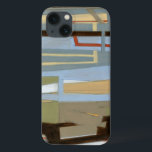 Modern Free Expression Painting by Norman Wyatt Case-Mate iPhone Case<br><div class="desc">A moderne free expressie painting by Norman Wyatt Jr,  it features interlocking lines that form tight links of color. Perfect as a personal purchase or as a gift for someone who enjoys free expressie paintings.</div>