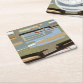 Modern Free Expression Painting by Norman Wyatt Kartonnen Onderzetters (Schuin)