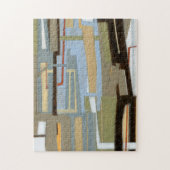 Modern Free Expression Painting by Norman Wyatt Legpuzzel (Verticaal)