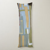 Modern Free Expression Painting by Norman Wyatt Lichaamskussen (Achterkant (Verticaal))