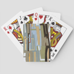 Modern Free Expression Painting by Norman Wyatt Pokerkaarten