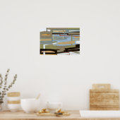 Modern Free Expression Painting by Norman Wyatt Poster (Keuken)