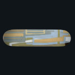 Modern Free Expression Painting by Norman Wyatt Skateboard<br><div class="desc">A moderne free expressie painting by Norman Wyatt Jr,  it features interlocking lines that form tight links of color. Perfect as a personal purchase or as a gift for someone who enjoys free expressie paintings.</div>