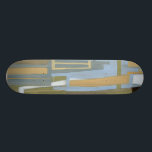 Modern Free Expression Painting by Norman Wyatt Skateboard<br><div class="desc">A moderne free expressie painting by Norman Wyatt Jr,  it features interlocking lines that form tight links of color. Perfect as a personal purchase or as a gift for someone who enjoys free expressie paintings.</div>