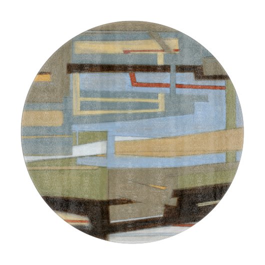 Modern Free Expression Painting by Norman Wyatt Snijplank (Voorkant)