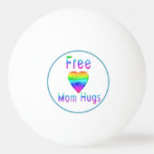 Modern Free Mam Hugs LGBT Pingpongbal (Achterkant)