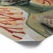 Modern Frenchie Expressionist Art Poster (Hoek)