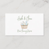 Modern Fresh Custom House Cleaning Services Visitekaartje (Voorkant)