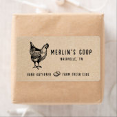 Modern Fresh Eggs  - Egg Carton Label (Insitu)