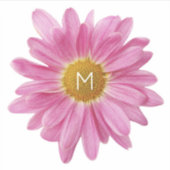 Modern Fresh Pink Daisy tiener Sticker (Voorkant)
