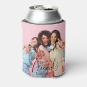 Modern Friend Collage Photos Simple Blikjeskoeler (Blikje Achterkant)