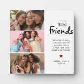 Modern Friend Collage Photos Simple Fotoplaat (Voorkant)