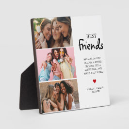 Modern Friend Collage Photos Simple Fotoplaat