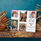 Modern Friend Collage Photos Simple Fotoplaat (Zijkant)