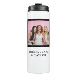 Modern Friend Collage Photos Simple Thermosbeker