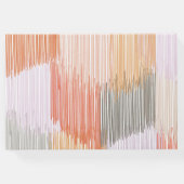 Modern Fringe Wedding Gastenboek (Achterkant)